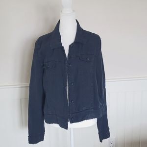 Two Palms Linen Raw-edge Jacket - STILL SOLD by Tommy Bahama! Never worn!